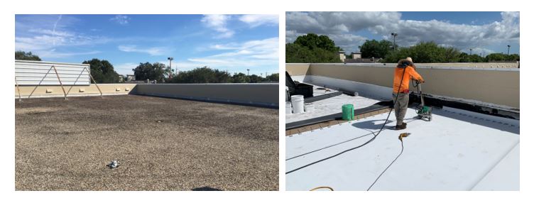 Peach State Roofing Inc Project Profile Center Gate Plaza Sarasota FL